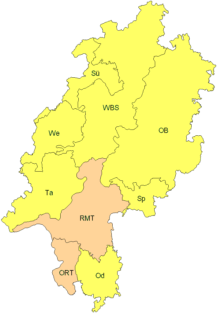 Verbreitung in Hessen Verbreitung in Hessen