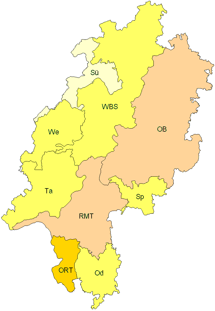 Verbreitung in Hessen