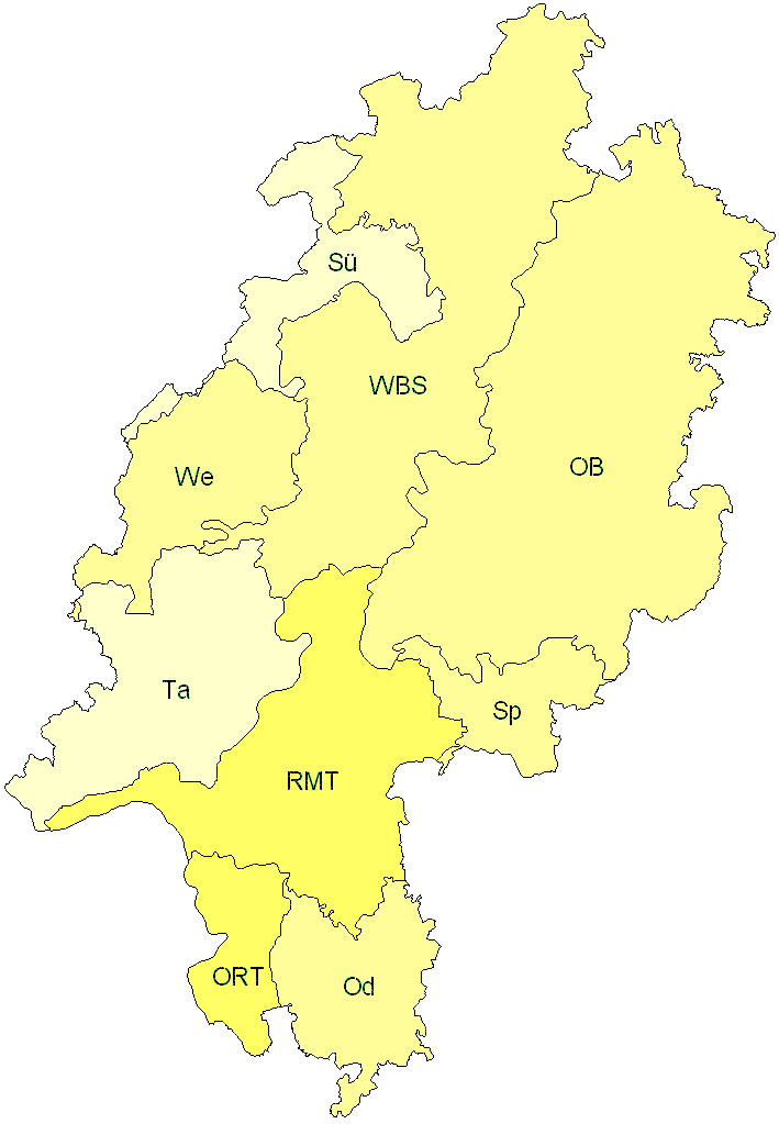 Verbreitung in Hessen