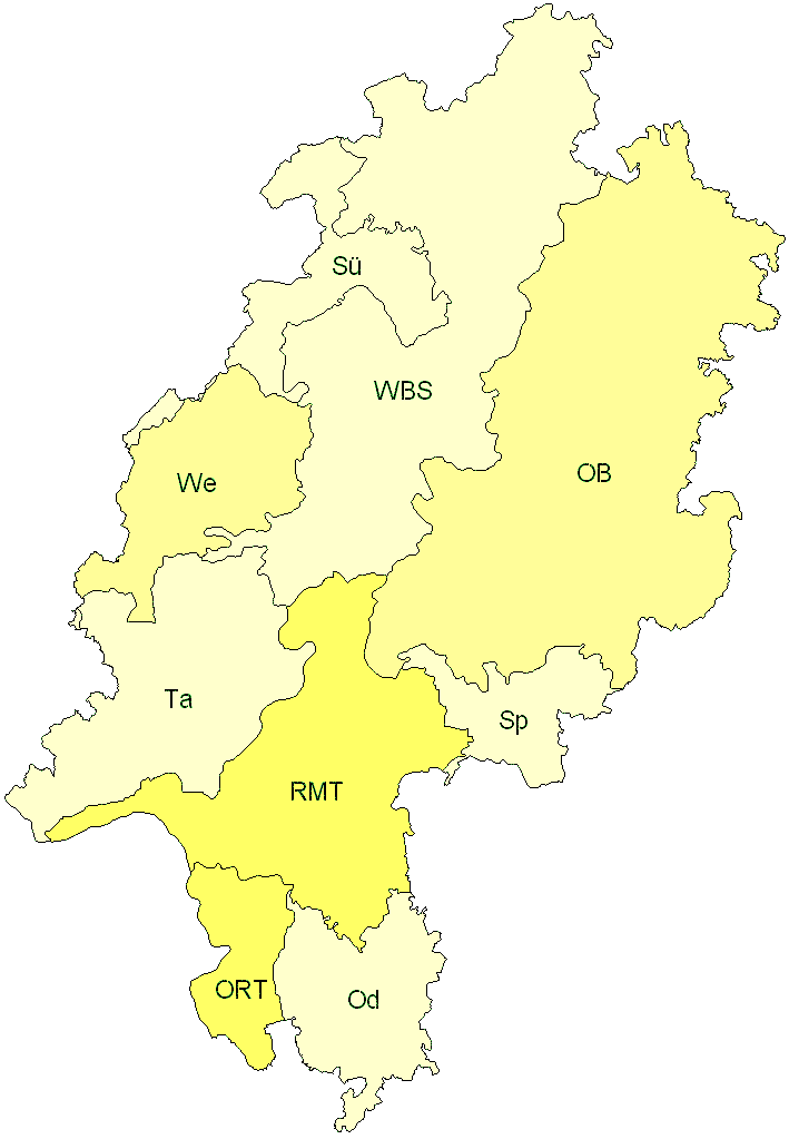 Verbreitung in Hessen