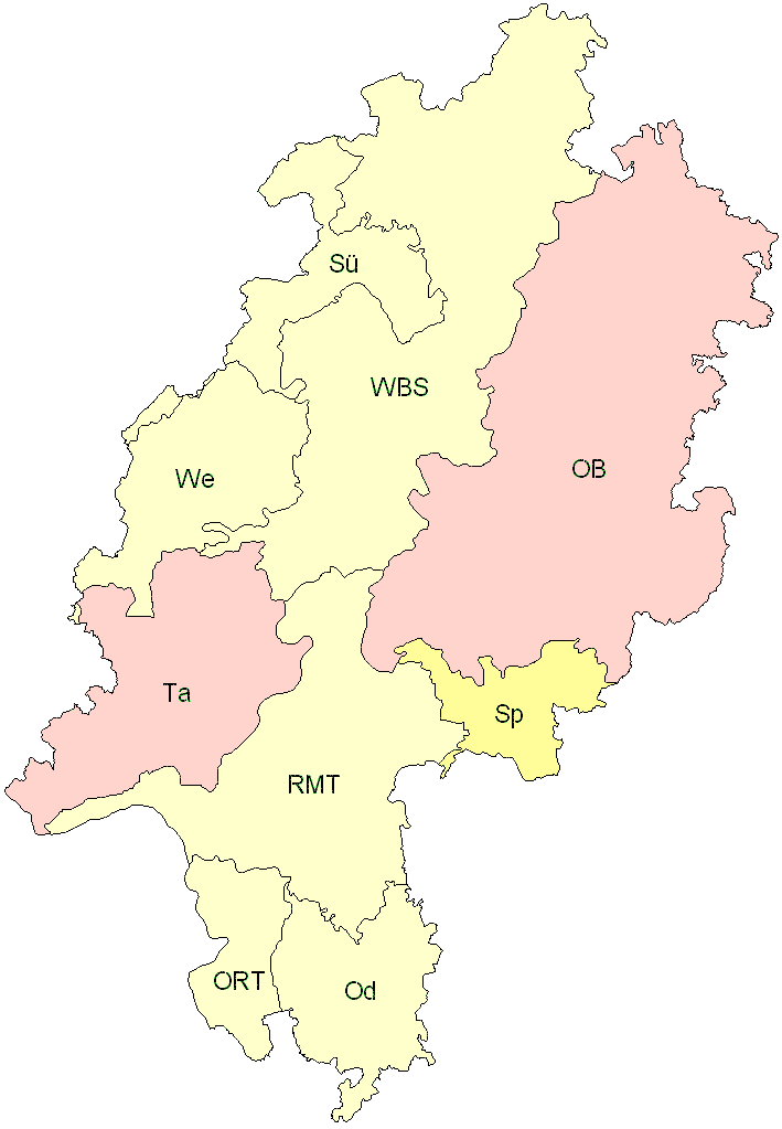 Verbreitung in Hessen Verbreitung in Hessen