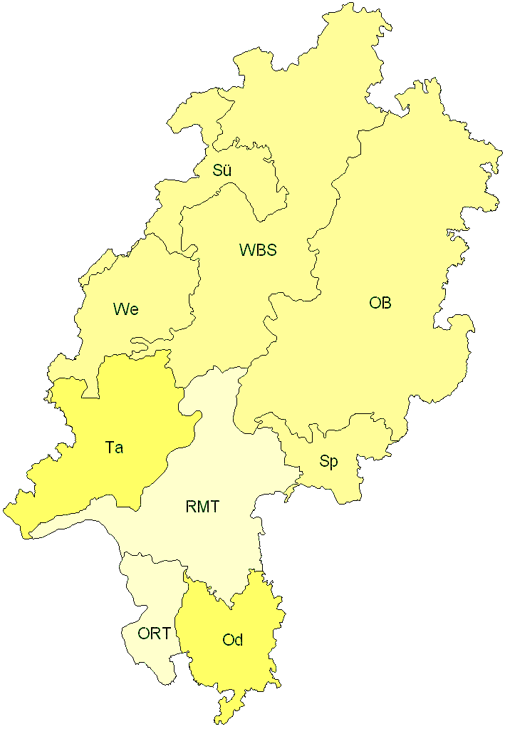 Verbreitung in Hessen