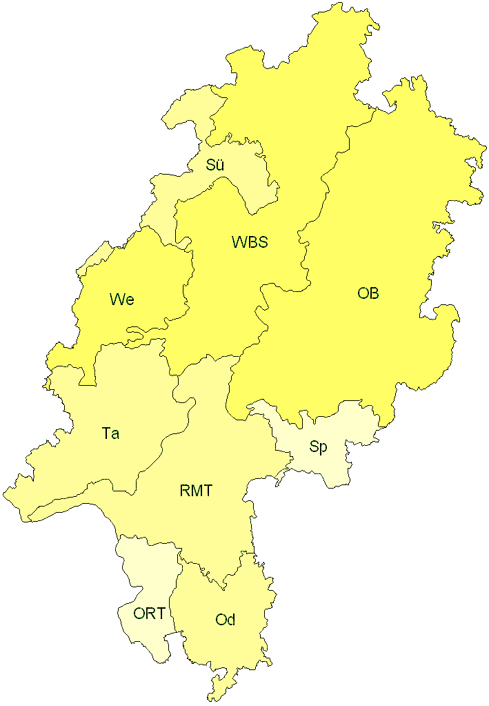 Verbreitung in Hessen