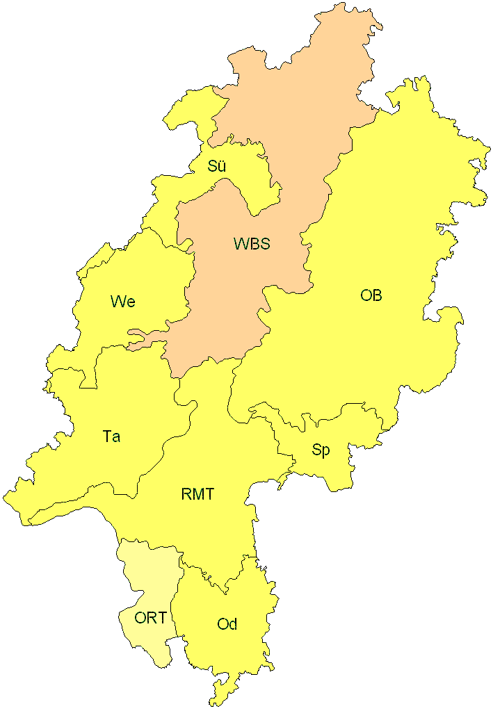 Verbreitung in Hessen Verbreitung in Hessen