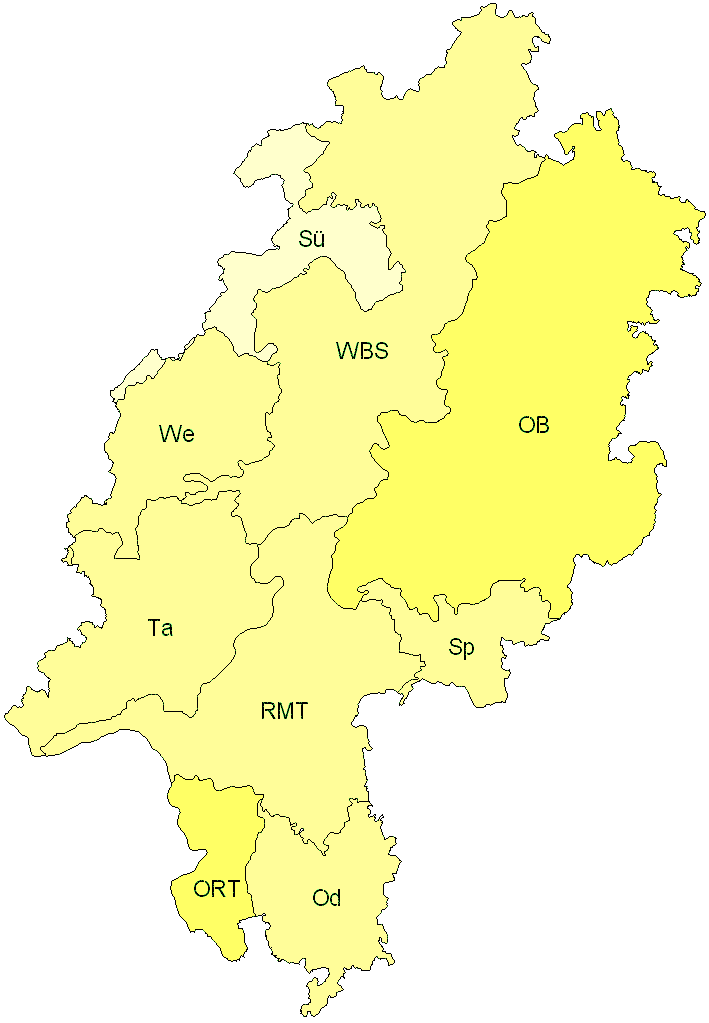 Verbreitung in Hessen