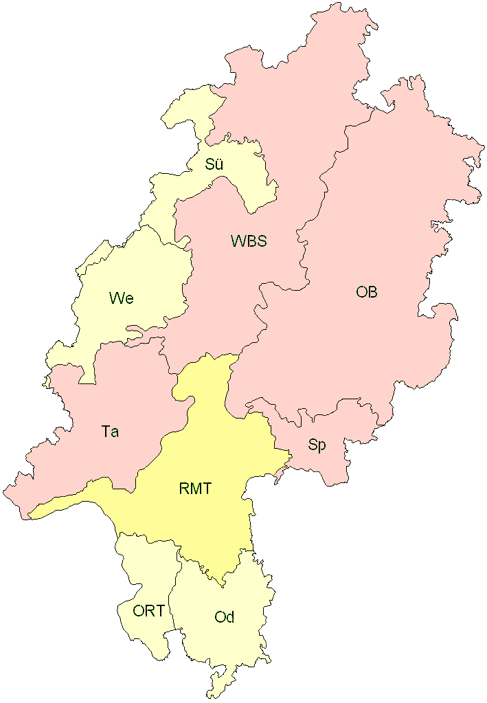 Verbreitung in Hessen Verbreitung in Hessen