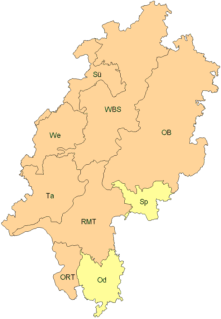 Verbreitung in Hessen Verbreitung in Hessen
