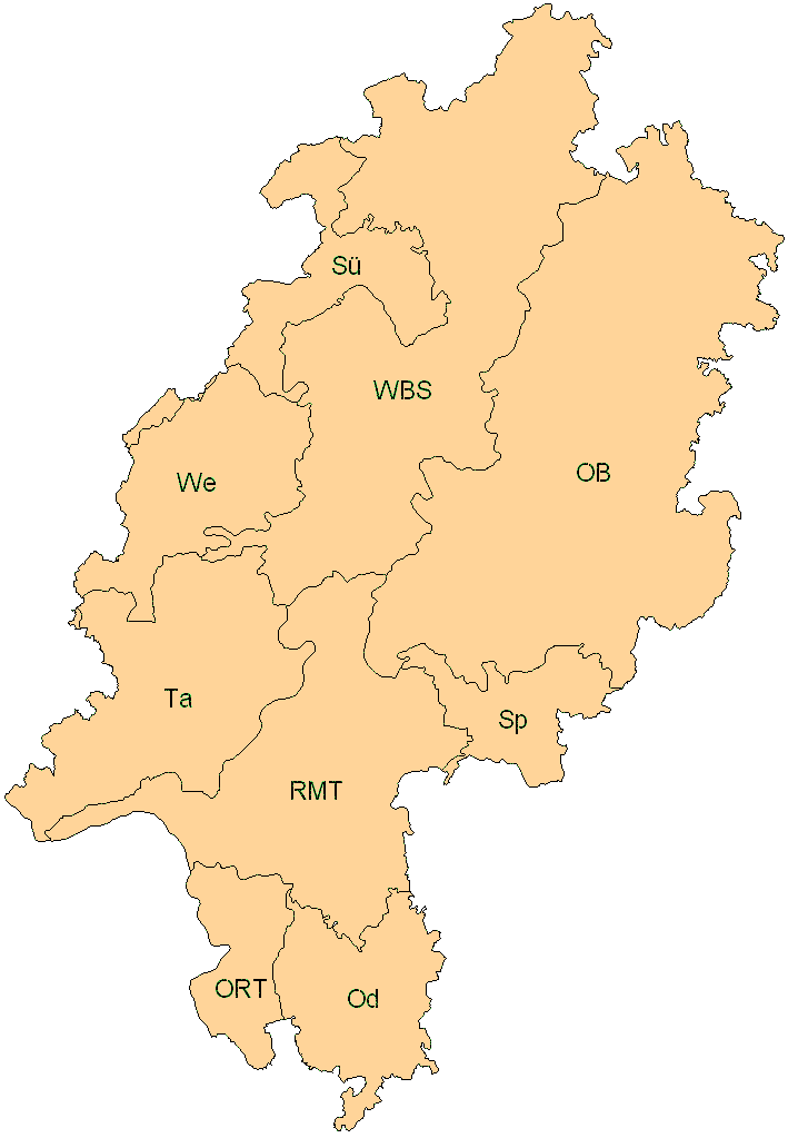 Verbreitung in Hessen Verbreitung in Hessen