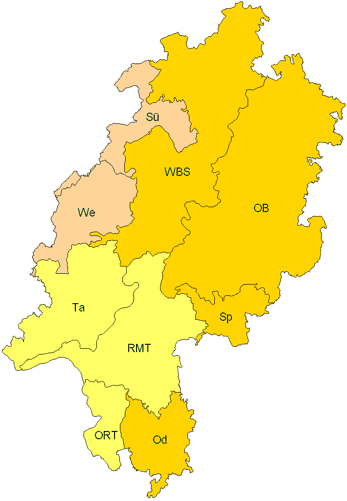 Verbreitung in Hessen Verbreitung in Hessen