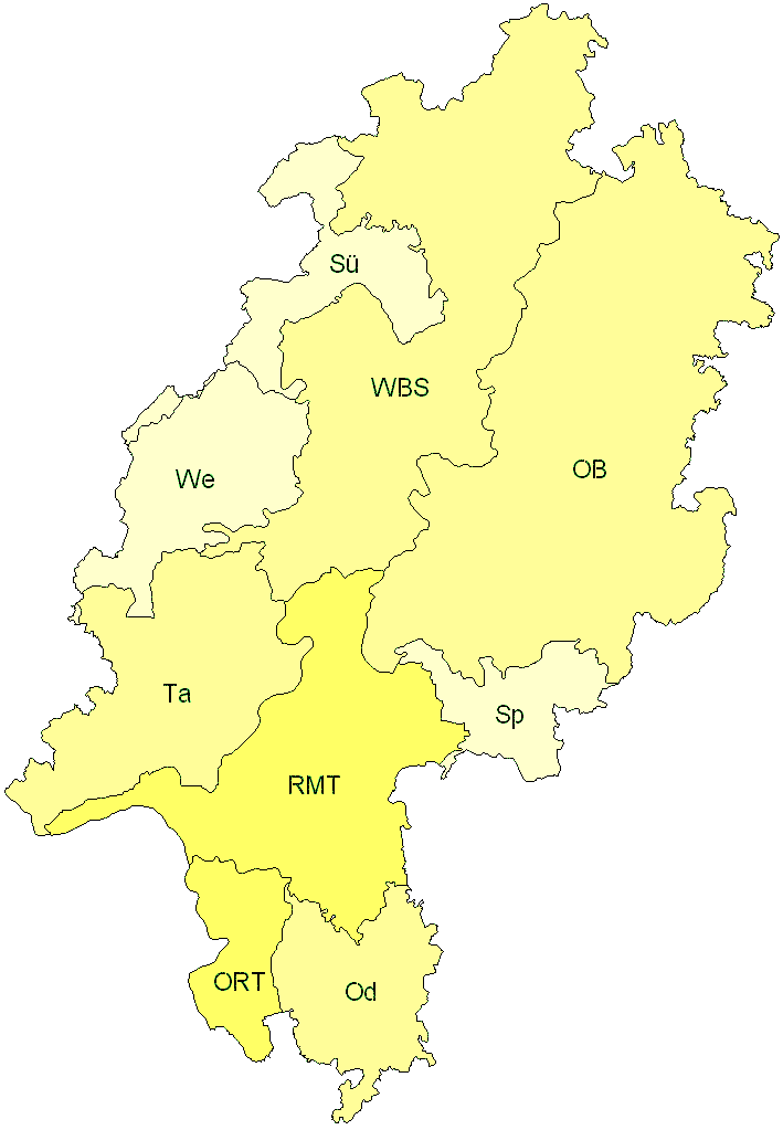 Verbreitung in Hessen