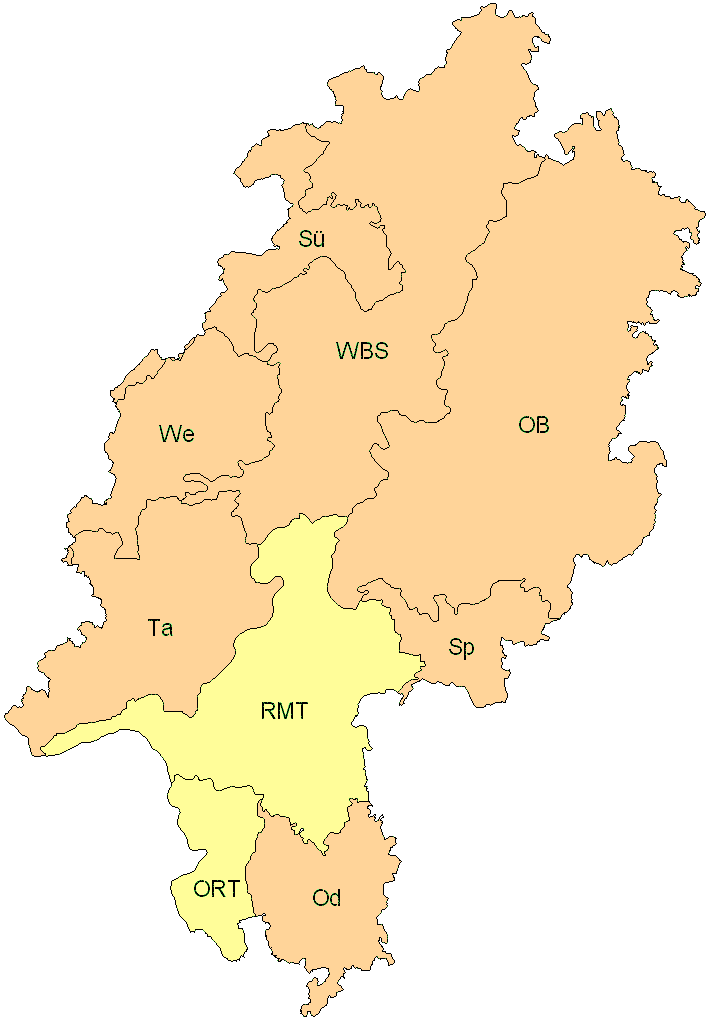 Verbreitung in Hessen Verbreitung in Hessen