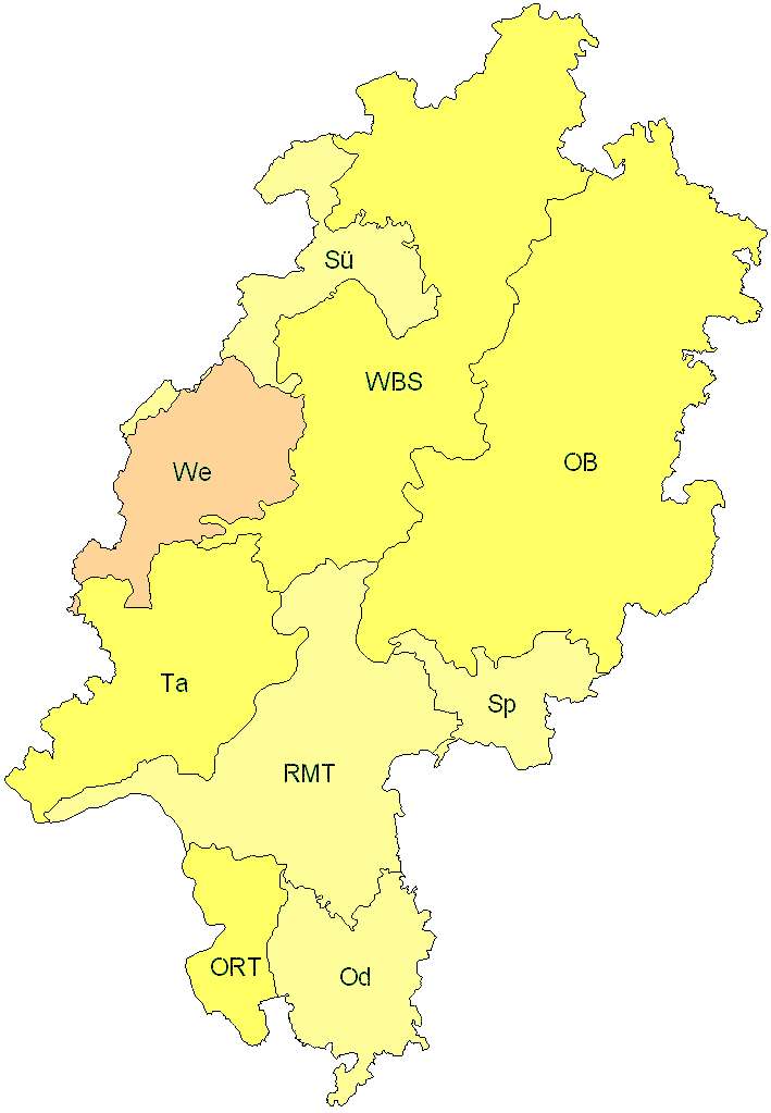 Verbreitung in Hessen