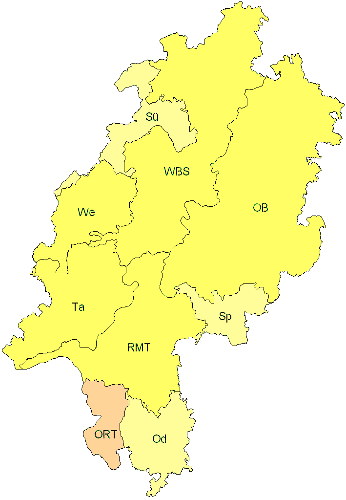 Verbreitung in Hessen