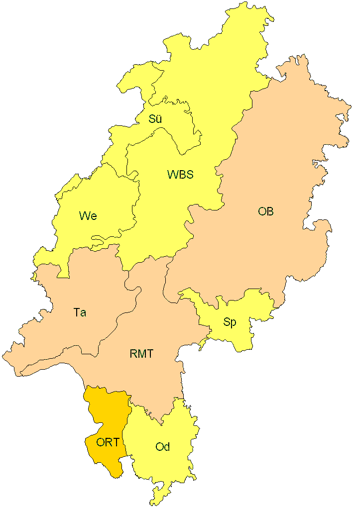 Verbreitung in Hessen Verbreitung in Hessen