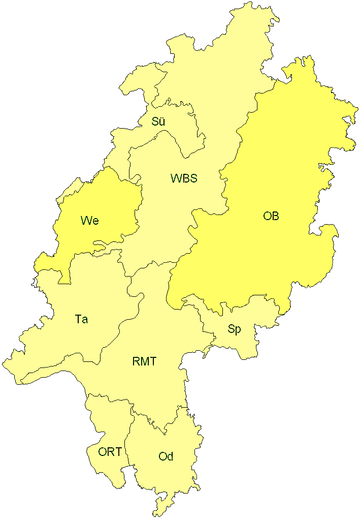 Verbreitung in Hessen