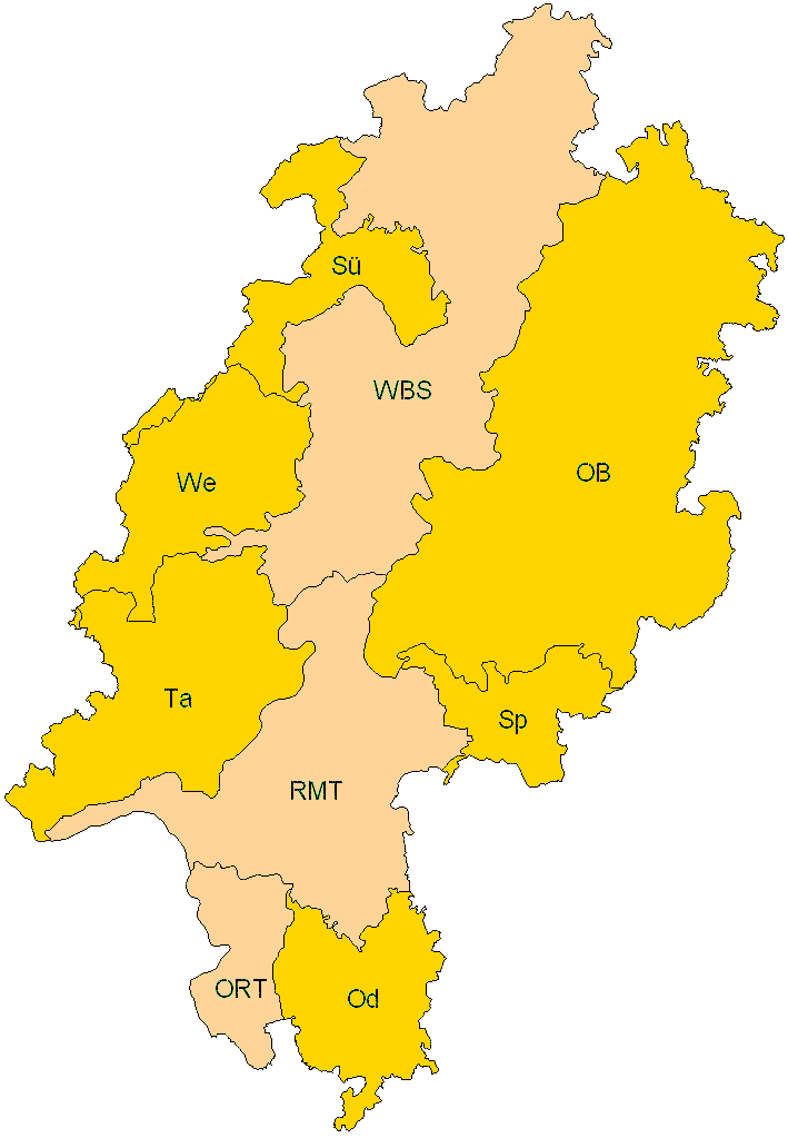 Verbreitung in Hessen Verbreitung in Hessen