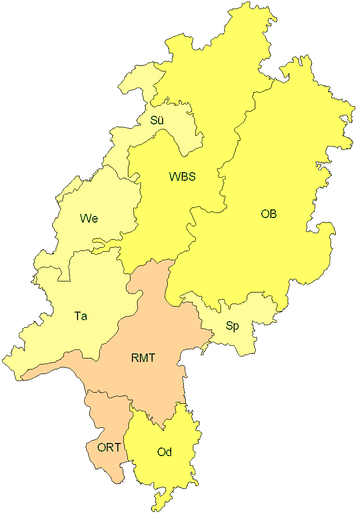 Verbreitung in Hessen