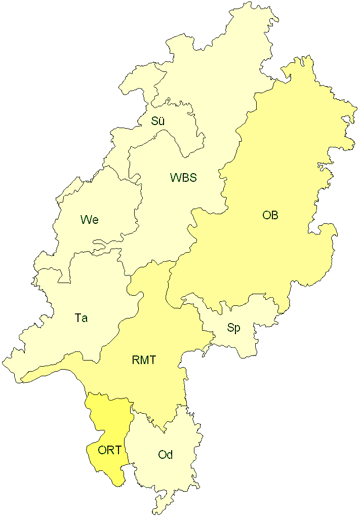 Verbreitung in Hessen