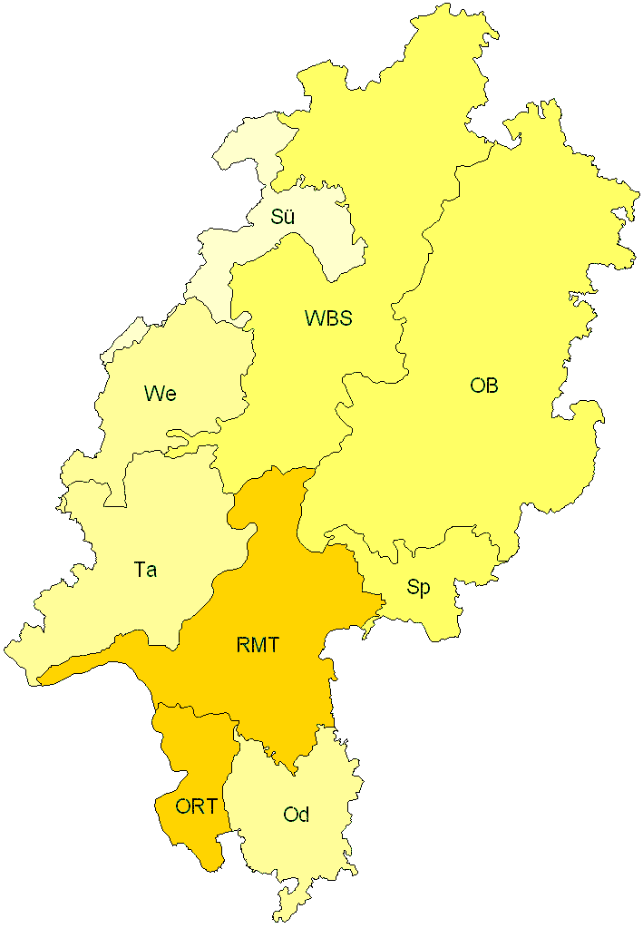 Verbreitung in Hessen
