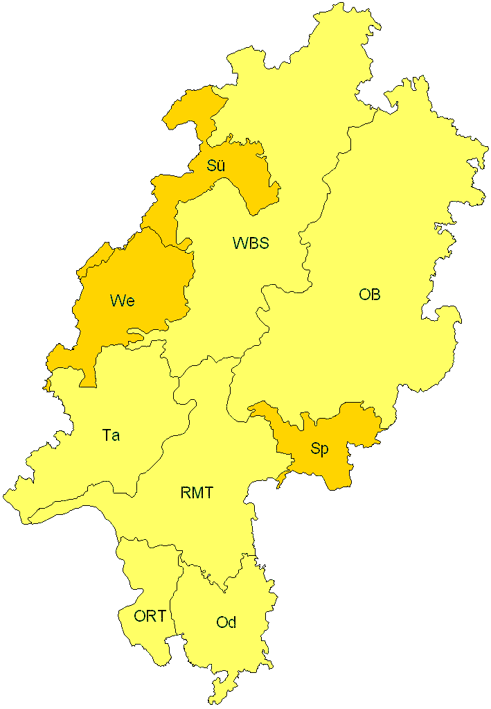 Verbreitung in Hessen