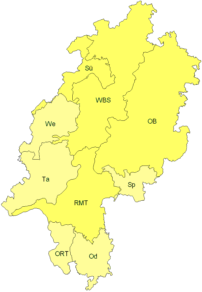 Verbreitung in Hessen