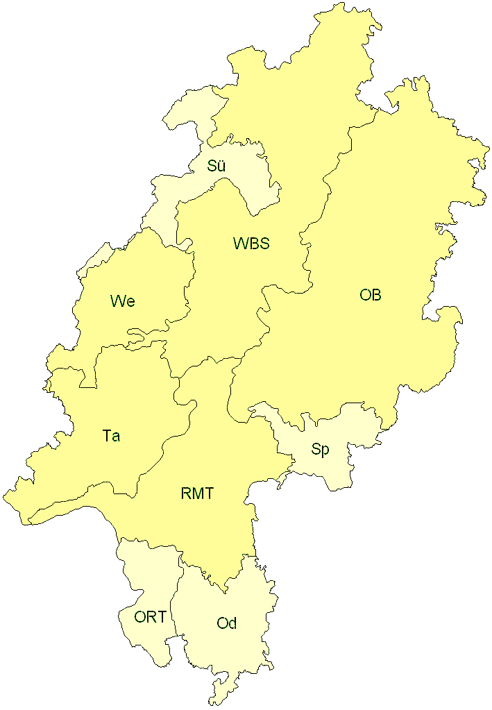 Verbreitung in Hessen Verbreitung in Hessen