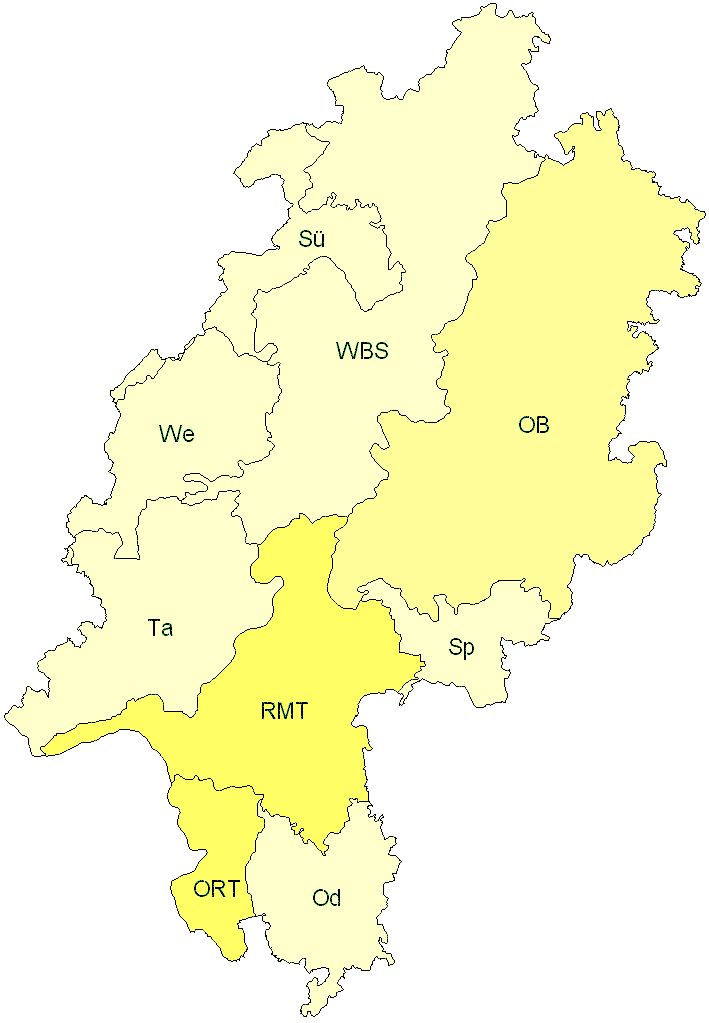 Verbreitung in Hessen