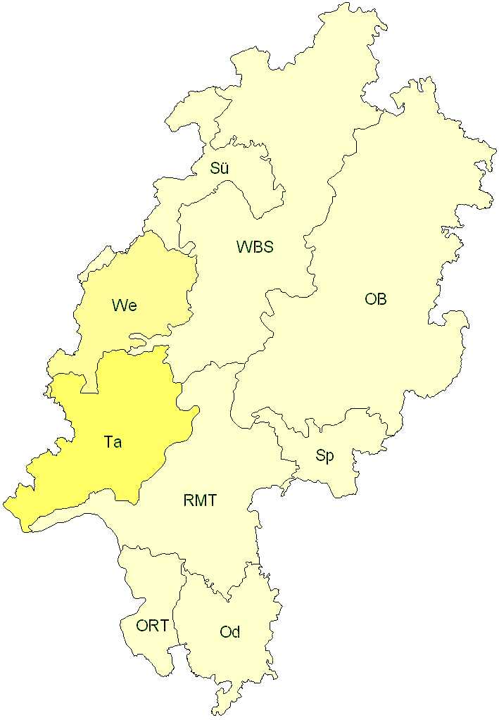 Verbreitung in Hessen Verbreitung in Hessen