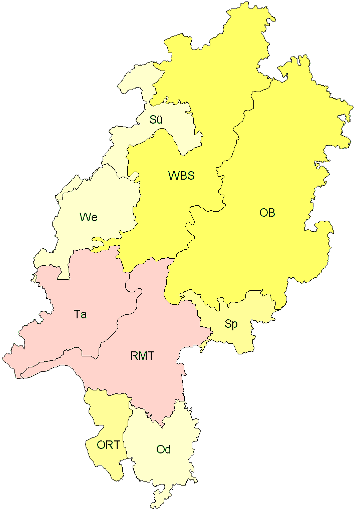 Verbreitung in Hessen Verbreitung in Hessen