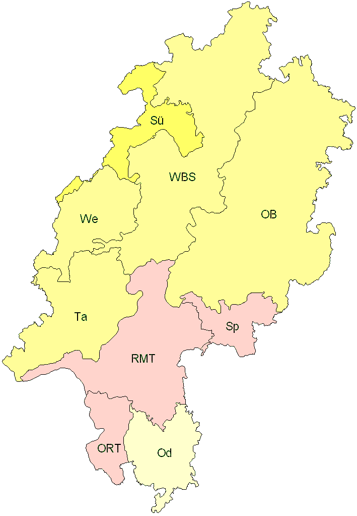 Verbreitung in Hessen Verbreitung in Hessen