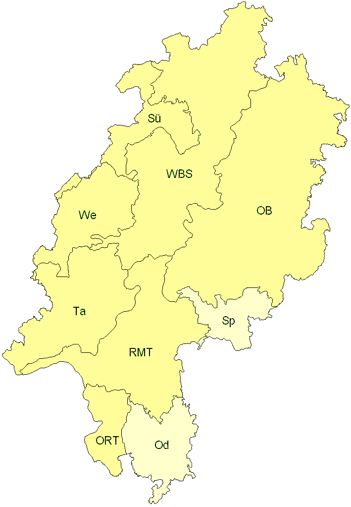 Verbreitung in Hessen Verbreitung in Hessen
