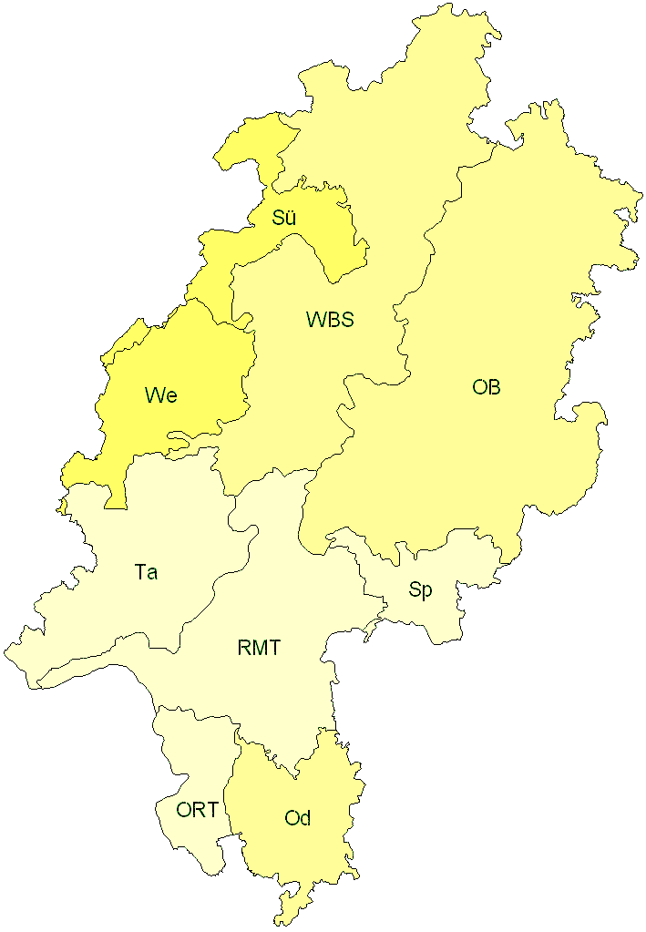 Verbreitung in Hessen