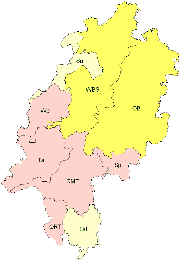 Verbreitung in Hessen Verbreitung in Hessen