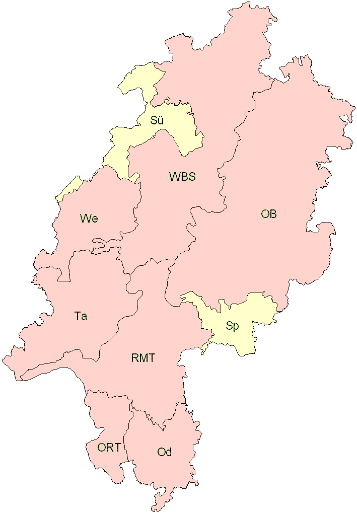 Verbreitung in Hessen Verbreitung in Hessen