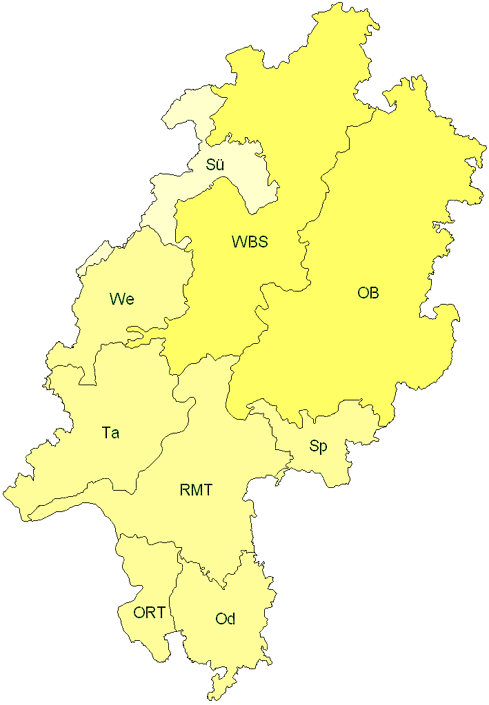 Verbreitung in Hessen
