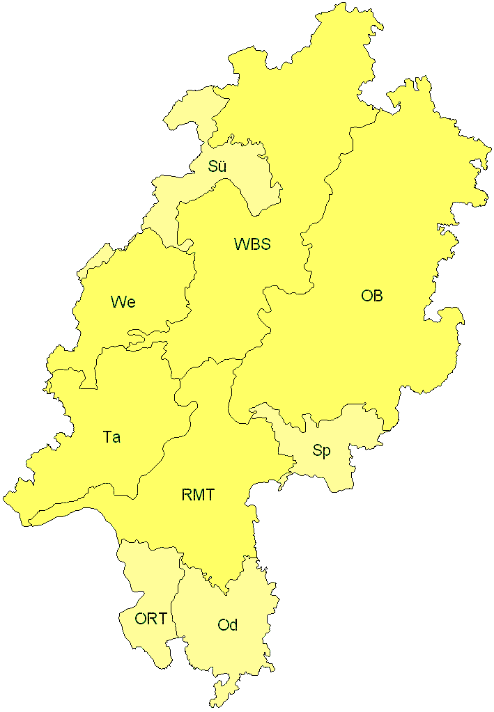 Verbreitung in Hessen Verbreitung in Hessen