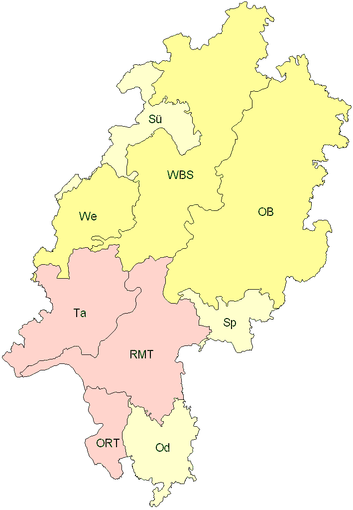 Verbreitung in Hessen Verbreitung in Hessen