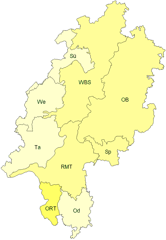 Verbreitung in Hessen