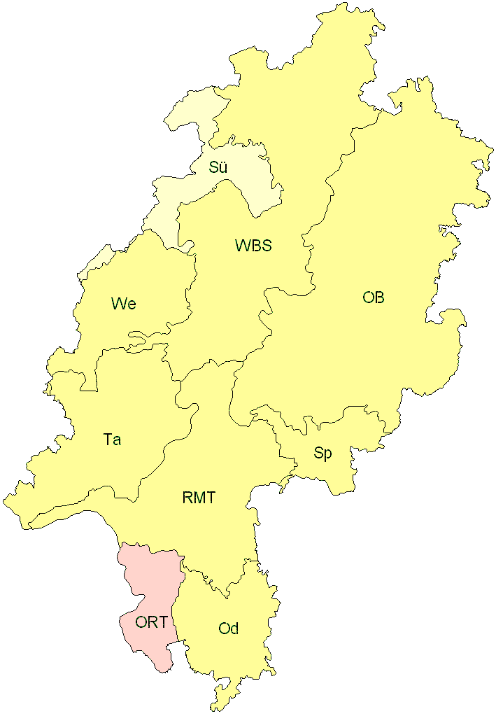 Verbreitung in Hessen Verbreitung in Hessen