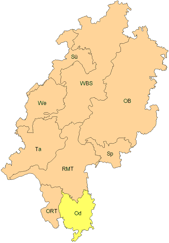 Verbreitung in Hessen Verbreitung in Hessen