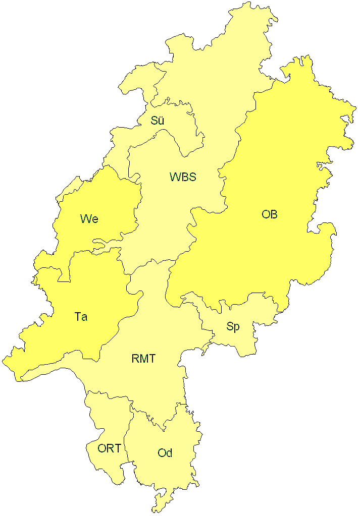 Verbreitung in Hessen