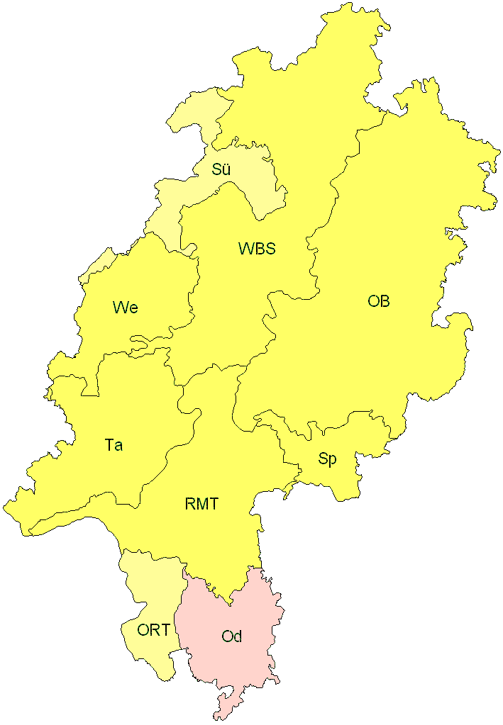Verbreitung in Hessen
