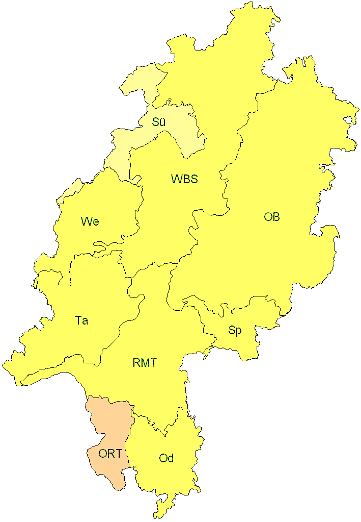 Verbreitung in Hessen