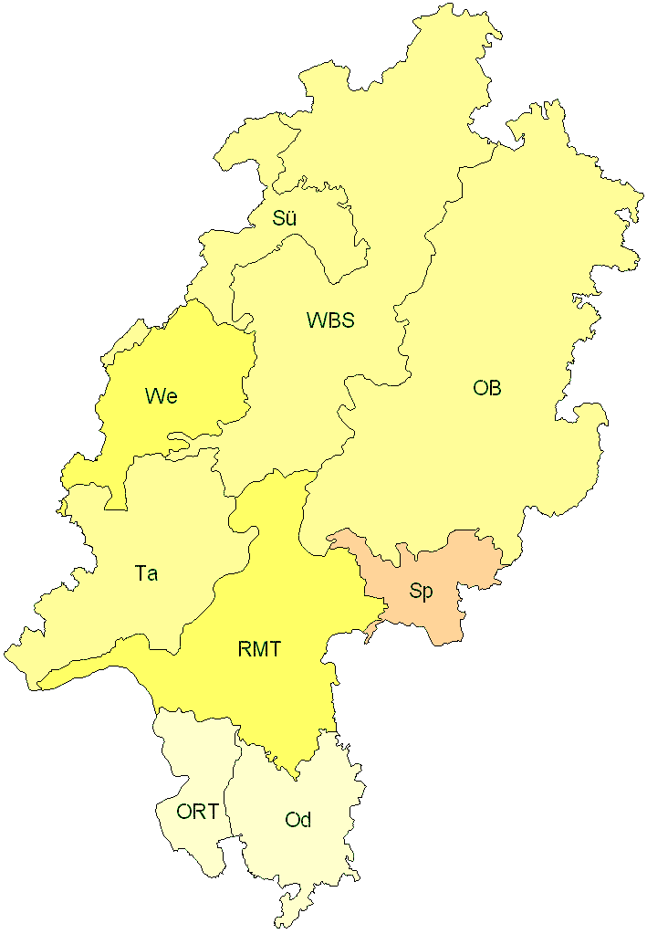 Verbreitung in Hessen