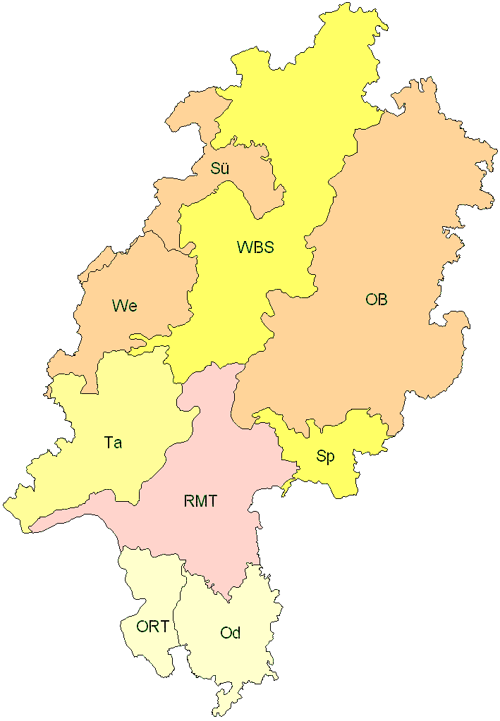 Verbreitung in Hessen Verbreitung in Hessen