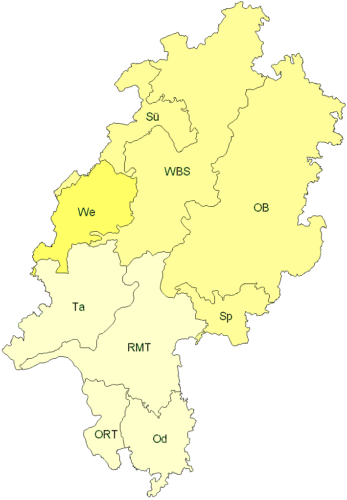 Verbreitung in Hessen