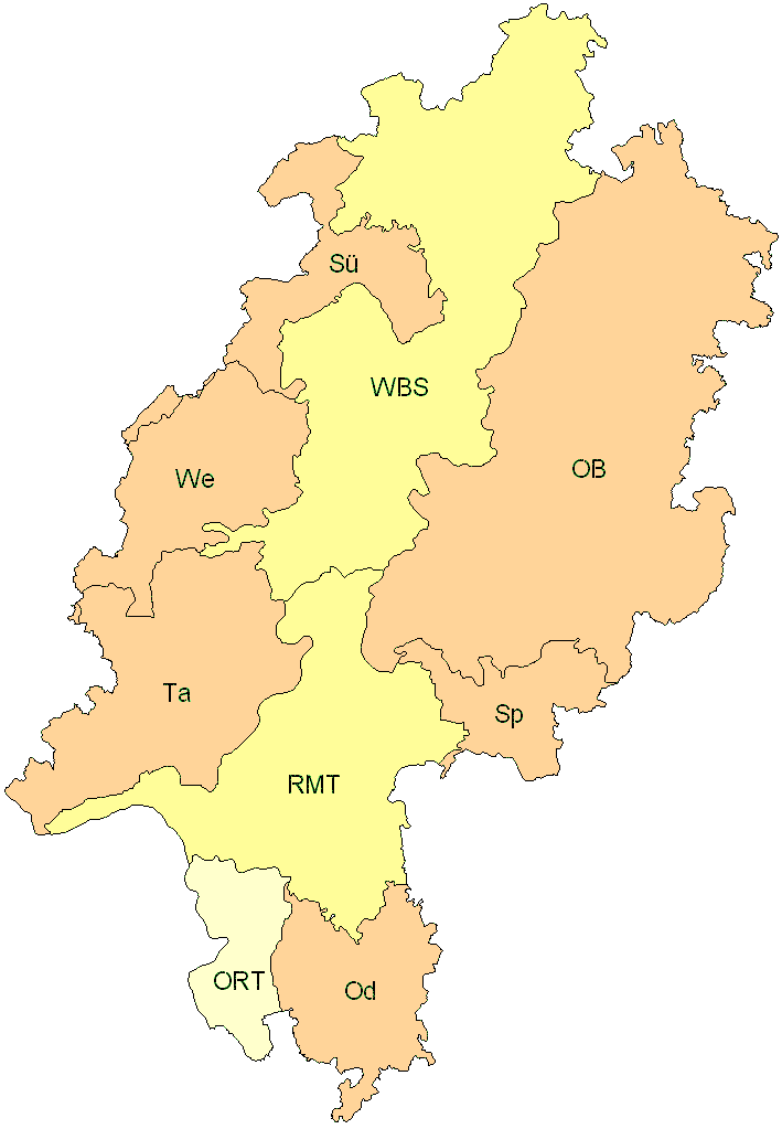 Verbreitung in Hessen Verbreitung in Hessen