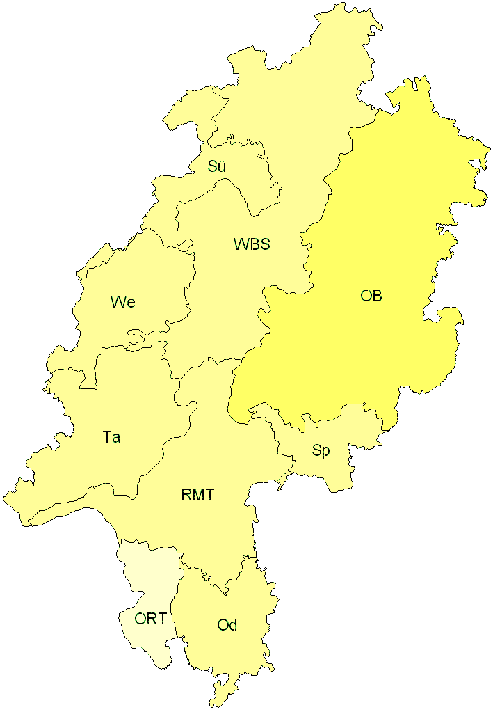 Verbreitung in Hessen