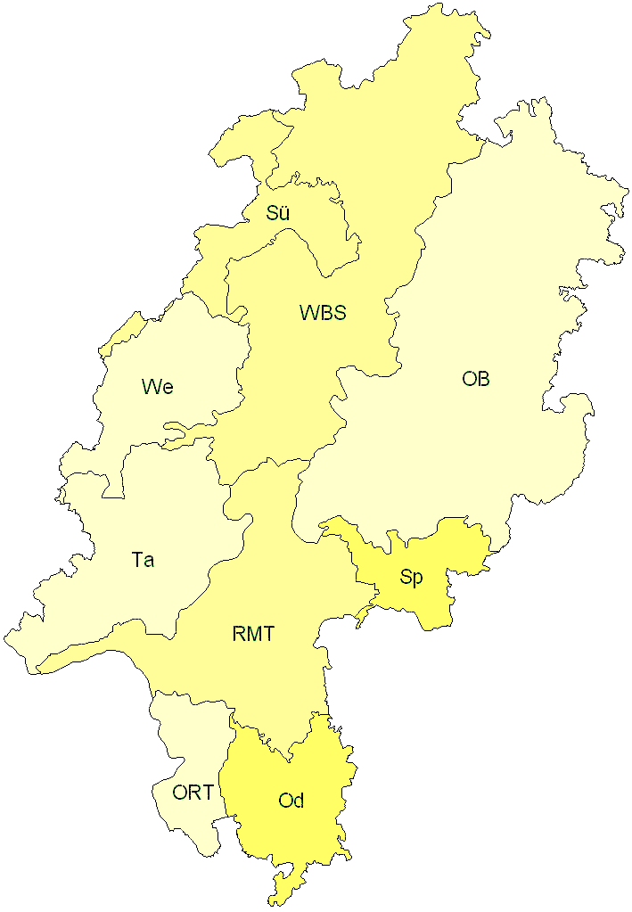 Verbreitung in Hessen