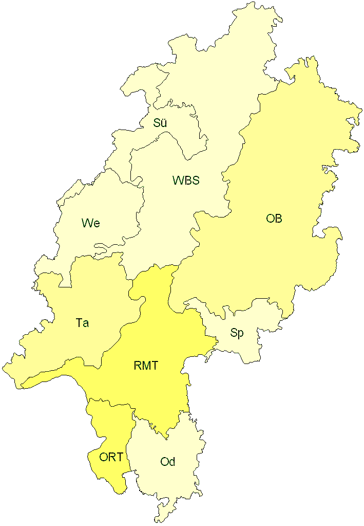 Verbreitung in Hessen